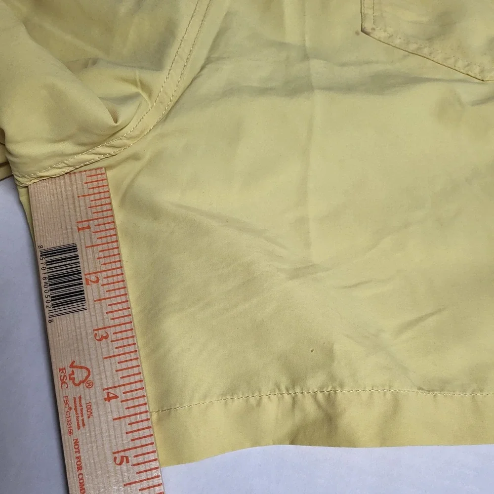 Polo Ralph Lauren Mens XL‎ Yellow Swim Trunks Mesh Lined Drawstring Pockets